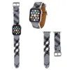 Cinturino per orologio di design di lusso adatto per applewatch Cinturino per orologio Apple iwatch123456 Generazione in pelle 38/40/42/44mm