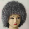 BERETS REAL FOX FUR HAT C Vinter Varma kvinnors hattar gåva BERET De ursprungliga färgmösshattarna för Womenl231103