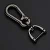 Keychains Car Door Lock Keychain Simple Strong Carabiner Buckle Graffiti Condole Belt Key Chain Ring Detachable Keyring Holder