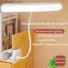 Desk Lamps Cross Border Learning Dedicated Desk Clip Bedside Bedroom Dormitory Charging Eye Protection LED Reading Lamp Student Gift Q231104