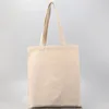 Storage Bags 5 Pcs Natural Cotton HandBag Canvas Tote Shoulder Reusable Vegetable Crossbody Bag