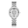 Luxury Fashion Women Watch Set Silver Strap Ladies Quartz Wristwatch Alloy Armband för damer gåva