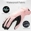 Ski Gloves TERROR Winter Women's Gloves Snowboard Waterproof Ski Gloves Warm Thick Five-Finger Winter Cycling Professional Protective Gear 231102