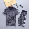 2023 Summer High Quality Designer Mens Tracksuits Set Jogger Sweatshirts Sport Sporting Suit Män Kvinnor Kort ärm Svettdräkter