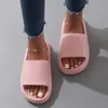 Bathroom Women Slippers Band Bear Soft Little Single Thick Sole Platform Slides Non-slip Bath Home Leisure Couple Men Shoes 230403 219