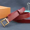 Fashion Smooth Buckle Belt Classic Vintage Men Women Designer Belt Wide 2,5 cm Womens denimbälten