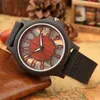 Horloges Sdotter Transparante Holle Arabische Cijfers Display Heren Houten Horloges Chique Mode Mannelijke Quartz Echt Leer Uurwerk