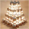 Garden Decorations 5 Tier Cartboard Cake Stand Snack PASIRY