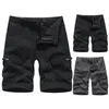 Shorts pour hommes Boucle Mens Outillage Zipper Mode Poche Extérieure Couleur Casual Solide Multi Cargo Pantalon