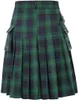 Kjolar Scottish Men's Traditional Highland Tatar Kilt Maxi Women's Snowboarding Punk Skiing 230403