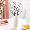 Dekorativa blommor 2 datorer Artificial Tree Branch Fake Dried Branches Dinner Table Decor Vintage Simulated Plastic Accessory Bar Retro Home