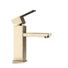 Rubinetti per lavandino del bagno Rubinetto freddo oro Miscelatore per lavabo Cascata 1