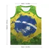 Bilstolskydd Brasilien Flaggdesign Front Vest Cover Set av 2st Bekväm bilintoriordekor passar mest sedan