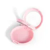 Opslagflessen 100 stks/veel lege losse poeder pot met spiegel cosmetisch plastic roze make -up make -up case reismonsterbox