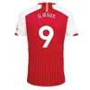 23 24 Saka G. Jesus Jerseys Smith Rowe Fãs Versão Gunners Martinelli Odegaard Thomas Nketiah Tierney 2023 Home Away Futebol Cirche Men Kids Kit Kit Kit Kit Kit Kit Kit