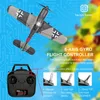 ElectricRC Aircraft FW-190 RC Avion 2.4G 4CH 402mm Envergure RC Avion Une Clé Voltige RTF Fighter Mini Warbird RC Avion Jouets Cadeaux 231102