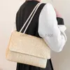 Umhängetaschen und gewebte Stylis Flip Straw Bag Tragetaschen Damen Soulder Unterarmtaschen Soulder Messenger Bag Bagscatlin_fashion_bags