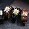 Charme Pulseiras Viking Pirata Pulseira Olho Vintage Couro Masculino Premium Grau Um Cavalo Presente Amplo