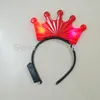 Decoración de fiesta Glow Light Crown Navidad Led Headwear para cumpleaños Diadema colorida Regalo para niños