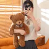 Pluszowe lalki wielkie rozmiar zużycie muszki misy misy z kreskówki pluszowe zwierzęta Claire Bears Plushies Doll Anime Soft Kids Toys for Girlsgift 231110