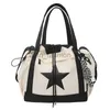 Axelväskor Personlig kvinnors väska Wolesale stor kapacitet Par Soulder Bag Nylon Handbag Luxury DrawString Bagcatlin_fashion_bags