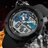 Horloges 2021 SKMEI Herenmode Sporthorloges Heren Quartz Analoge Datum Klok Man Waterdicht Digitaal Horloge Relogio Masculi269U