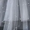Свадебные вуали Элегантное жемчужное свадебное платье вуали