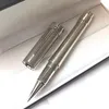 Limited Edition Mahatma Gandhi Signature Pen Ballpoint Pen Black Carbon Fiber Titanium Metal Office Writing Stationery 0680/3000