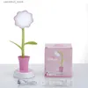 Lampy biurkowe USB Noboczne Lampa stołowa LAMPA 2 W 1 Słońce Flower Lampa biurka z piórem Dzieci Czytanie uczenia się oka ochrona nocna światło Q231104