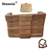 Taschenteile Zubehör 20x9 cm Massivholz Material Rot Kaffee Hellbraun Schwarz Natur Vier Farben Holz Taschengriff Großhandel Obag Holz Geldbörse Rahmen 230403