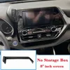 Uchwyt samochodowy Uchwyt telefonu komórkowego dla Toyota Highlander Kluger Xu70 8 "ekran 2020 ~ 2023 GPS Wspornik powietrzny Grawitacja Grawitacja Akcesoria Q231104