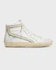 Nuevo lanzamiento Mid Slide Star High Top Sneakers Mujer zapatos casuales de lujo Trainers de marca de lujo Sequín Classic White Do-Old Dirty Men zapato