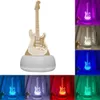 Night Lights 7 Colors LED 3D Light Night Lamp Music Note Concert Desk Lamp för sovrum USB eller AA Power Table Night Light for Party Home Decor P230331