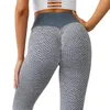 Yoga Outfit CHRLEISURE Grid Collant Pantaloni Donna Senza cuciture Leggings a vita alta Traspirante Palestra Fitness Push Up Abbigliamento Ragazza Pant 231102