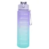 Water Bottles Portable Drink Bottle Frosted Sports Leak-proof Filling Traveling Straw Design Drinking Jug