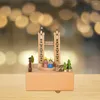 Figurine decorative Carillon in legno Giorno dei bambini Castello Artigianato Regali London Bridge Tower Conveniente per ragazzi e ragazze