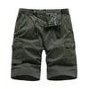 Herren-Shorts Lässige Herren-Shorts Atmungsaktive Sommer-Jogging-Shorts Herren-Militär-Cargo-Taktik-Shorts Herrenmode-Baumwoll-Baggy-Shorts 230403