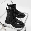 Boots 2023 Side Zipper Men Men Classic Platfor