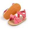 Sandals Summer Baby Girl Sandals Cute Bowknot Baby Girls Shoes Toddler Infant Flat Soft-Sole Summer Sandals Non-slip Shoes Crib Z0331