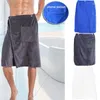 Towel Soft Absorbent Non-slip Men's Bath Skirt Polyester Material Cross-border Can Be Worn And Wrapped Solid Color