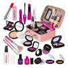 Beauty Fashion Kids Toys Simulation Cosmetics Set Pretence Makeup Girls Play House Make Up Education for Fun Game 231110