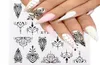 8 Sheetsset Bloem Nagelstickers Eenvoudige Bloem Transfer Decal Tatoos Manicure Nail Art Decor Wraps5123767