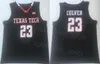 Basketball 23 Jarrett Culver College-Trikot Texas Tech Star University Shirt Stitching Team Farbe Schwarz Weiß Rot Für Sportfans Atmungsaktive Reine Baumwolle Man NCAA