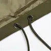 Męskie kurtki solidne minimalistyczne CE Cavempt Army Green Trench Płaszcz