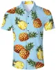 Freizeithemden für Herren, Sommer, Herren, schickes Hawaiihemd, Kurzarm-T-Shirts, Outfits zum Tragen, Button-Down-Hawaii-Vintage-Kleidung