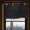 Curtain Bedroom Window Shades Short Curtains Sun Protection Blinds Pure Color Home Door