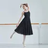 Stage Wear Femmes Filles Sans Manches Sling Robe Fête D'anniversaire Classique Ballet Lyrique Danse Formelle En Mousseline De Soie Romper Robe Ballerine