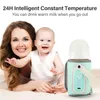 Babyflaskor# Dr.ISLA Portable Baby Bottle Warmer USB Laddning Matningsflaska Värme Keeper Travel varmare täckvärmare utomhusflask varmare 231102