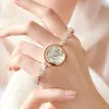 Horloges WEDERGEBOORTE Rose Gold Dames Horloges Voor Dames Pols Quartz Dropship Luxe roestvrijstalen band armbandhorloge