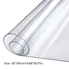 Tischdeckenabdeckung PVC transparent hitzebeständig waschbar Schreibtischschutzmatte 40x60cm